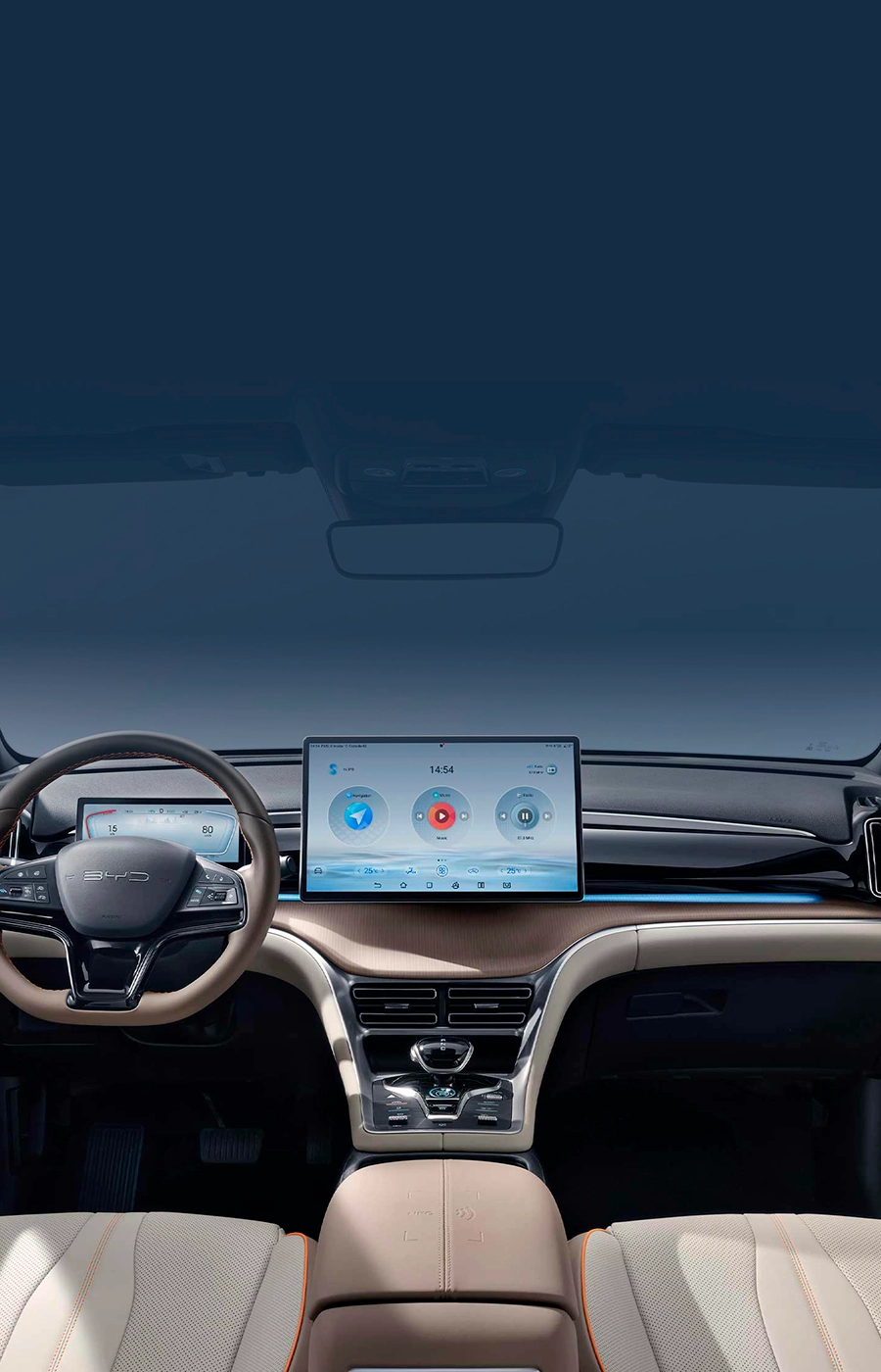 BYD SONG PRO Armonioso espacio interior