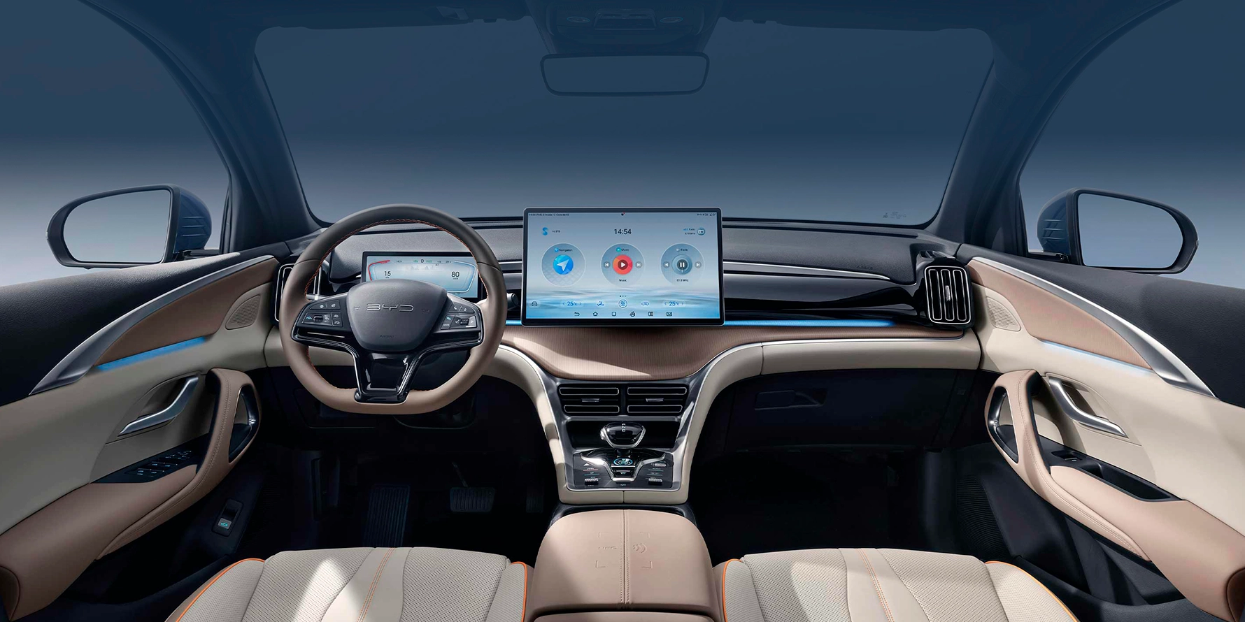 BYD SONG PRO Armonioso espacio interior